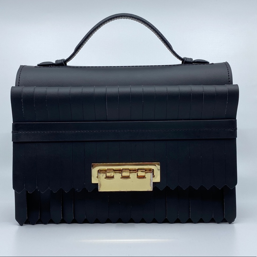 ZAC Zac Posen - Black Kiltie Earthette Bag